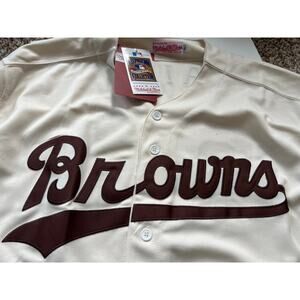NWT Mitchell and Ness Satchel Paige Jersey St. Louis Browns XL Cooperstown